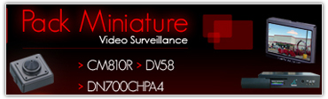 Le Pack Video Surveillance Mini, des performances MAXI !